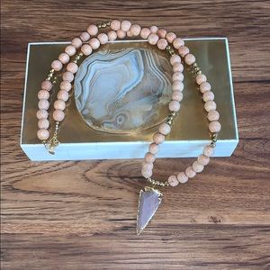 🆕 Betsy Pittard Design wooden bead Necklace